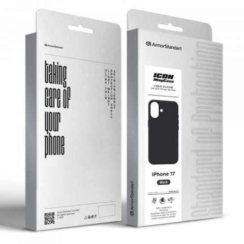 Чохол ArmorStandart ICON2 MagCase для Apple iPhone 17 Black (ARM86247)