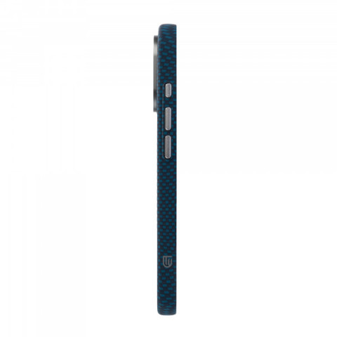 Чохол ArmorStandart LikeCarbon2 MagCase для Apple iPhone 17 Kevlar Dark Blue (ARM88613)