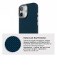 Чохол ArmorStandart LikeCarbon2 MagCase для Apple iPhone 17 Kevlar Dark Blue (ARM88613)