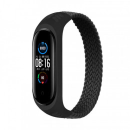 Ремінець BeCover Elastic Nylon Style для Xiaomi Mi Smart Band 5/Mi Smart Band 6 Size L Black (706167)