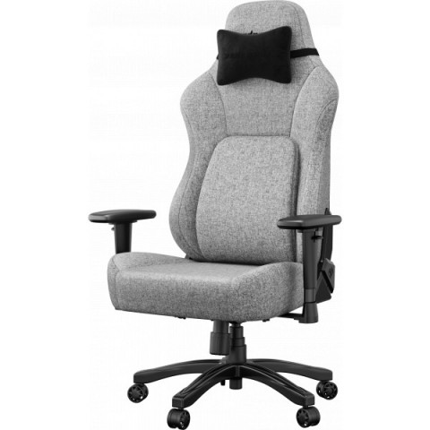 Крісло геймерське ігрове Anda Seat Phantom 4 L до 90 кг Gray Fabric (AD18YSD-72-G-F-G01) Купити в Україні
