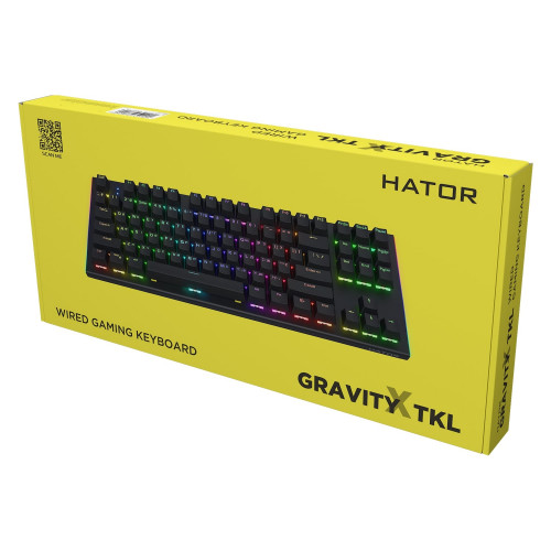 Клавіатура Hator Gravity X TKL Orange Black (HTK550UA)