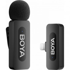 Бездротовий петличний мікрофон BOYA BY-V1 Lightning Black