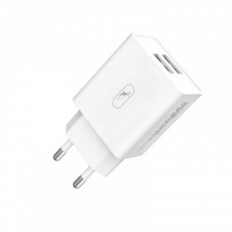 Зарядний пристрій SkyDolphin SC30 (2USB, 2.1A) White (MZP-000111)