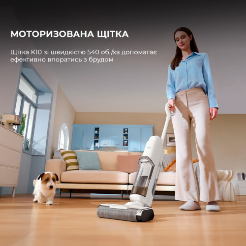 Акумуляторний миючий пилосос Mova K10 (BVC-T8A)