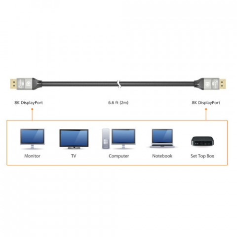 Кабель J5create DisplayPort - DisplayPort, 2м, Black (JDC43-N)