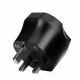 Адаптер Essager EU - UK (F/M) Black (ECTZH-YCC01-Z)