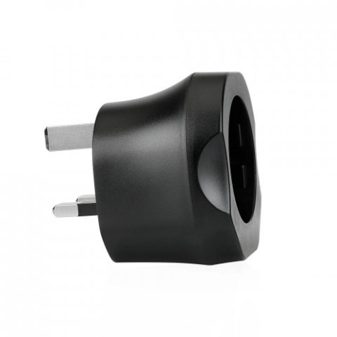 Адаптер Essager EU - UK (F/M) Black (ECTZH-YCC01-Z)