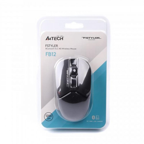 Мишка бездротова A4Tech FB12 Black USB