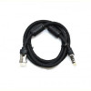 Кабель Gresso H3003 HDMI - HDMI (M/M), 2 фериту, обплетення, 1.8м, круглий (2000700002104)