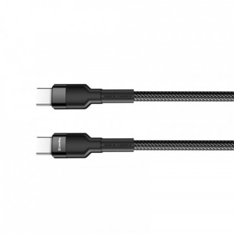 Кабель ColorWay USB Type-C - USB Type-C (M/M), 3.0 А, 1 м, Black (CW-CBPDCC047-BK)