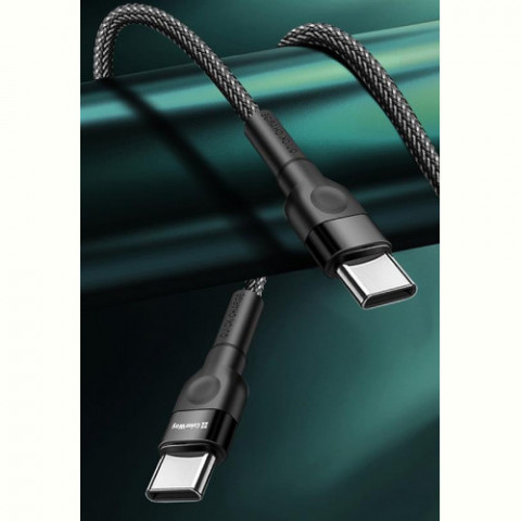 Кабель ColorWay USB Type-C - USB Type-C (M/M), 3.0 А, 1 м, Black (CW-CBPDCC047-BK)