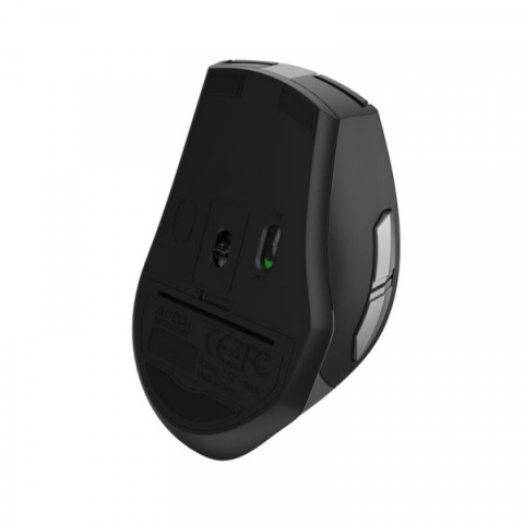Миша бездротова безшумна A4Tech Fstyler FG35S (Grey), USB, колір чорний+сірий