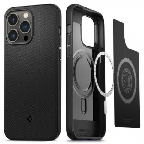 Чoхол Spigen Mag Armor MagFit для Apple iPhone 14 Pro Max Matte Black (ACS04844)
