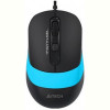 Мишка A4Tech FM10 Black/Blue USB