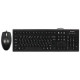 Комплект A4Tech клавіатура+мишка KRS-85+OP-720, USB, Чорна