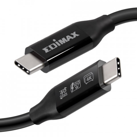 Кабель Edimax UC4-010TB Thunderbolt3 1.0м (USB-C to USB-C, 40Gbps)