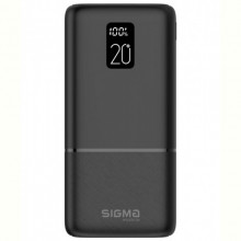 Універсальна мобільна батарея Sigma mobile X-Power SI20A2QL 20000mAh Black (4827798423813)