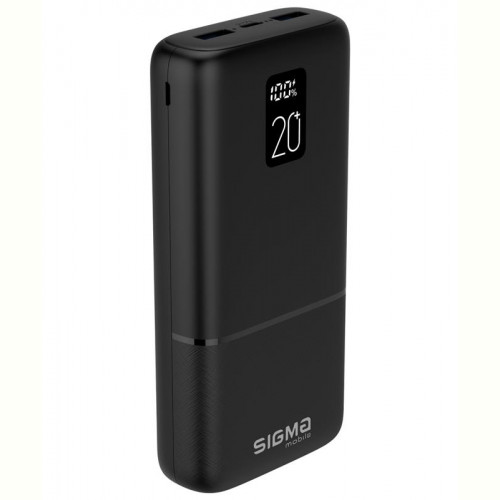 Універсальна мобільна батарея Sigma mobile X-Power SI20A2QL 20000mAh Black (4827798423813)