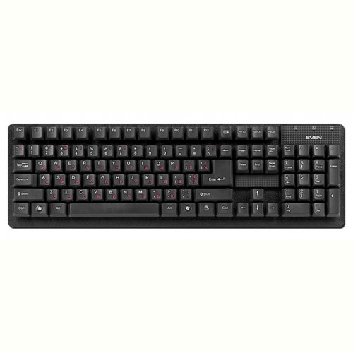 Клавіатура Sven 301 Standard Ukr Black USB