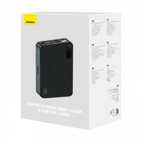 Пусковий Пристрій Baseus Super Energy Pro+ 1200A black Купити в Україні