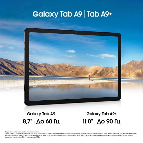 Планшет Samsung Galaxy Tab A9+ 2025 SM-X210 8/256GB Gray (SM-X210RZAPEUC)