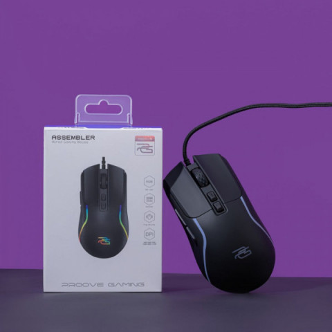 Дротова ігрова миша Proove Gaming Assembler black Купити в Україні