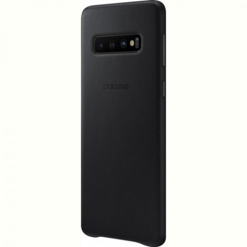Чохол-накладка Samsung Leather Cover для Samsung Galaxy S10 SM-G973 Black (EF-VG973LBEGRU)