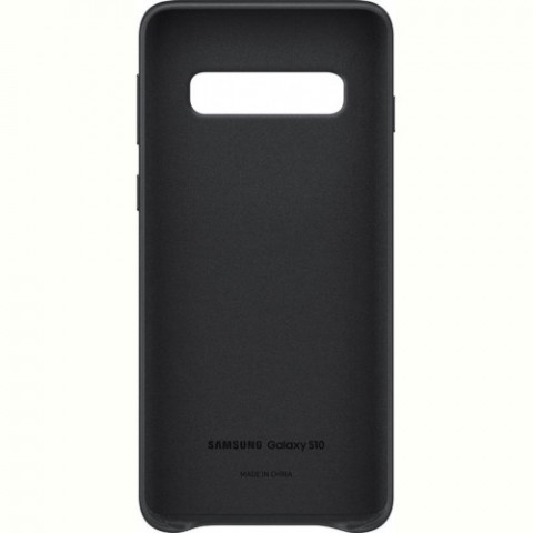 Чохол-накладка Samsung Leather Cover для Samsung Galaxy S10 SM-G973 Black (EF-VG973LBEGRU)