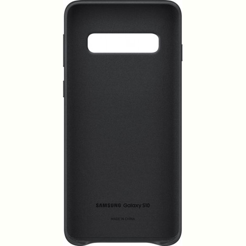 Чохол-накладка Samsung Leather Cover для Samsung Galaxy S10 SM-G973 Black (EF-VG973LBEGRU)