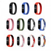 Ремінець BeCover Elastic Nylon Style для Xiaomi Mi Smart Band 5/Mi Smart Band 6 Size S Red/White (706137)