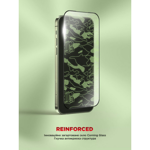 Захисне скло ArmorStandart Corning Black Icon для Apple iPhone 17 Pro (ARM88499)