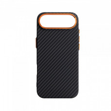Чохол ArmorStandart LikeCarbon2 SE MagCase для Apple iPhone 17 Air Black Orange (ARM89155)