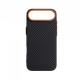Чохол ArmorStandart LikeCarbon2 SE MagCase для Apple iPhone 17 Air Black Orange (ARM89155)