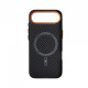 Чохол ArmorStandart LikeCarbon2 SE MagCase для Apple iPhone 17 Air Black Orange (ARM89155)
