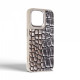 Чохол Harder Glamorous Croco для Apple iPhone 15 Pro Max Grey Gold (ARM76766)