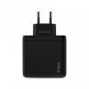 Мережевий зарядний пристрій Ttec SmartCharger Trio GAN 2хUSB-C/USB-A /120Вт Black (2SCG04S)