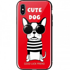 Чохол-накладка WK WPC-087 для Apple iPhone X/XS Cute Dog Red (681920360797)