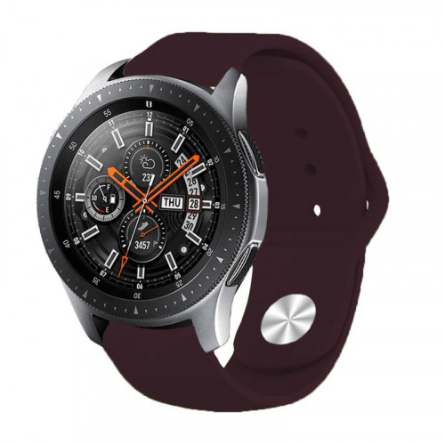 Силіконовий ремінець BeCover для Samsung Galaxy Watch 42mm/Watch Active/Active 2 40/44mm/Watch 3 41mm/Gear S2 Classic/Gear Sport Purple-Wine (706178)