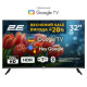 Телевізор 32" 2E LED FHD 60Hz Smart Google TV Black