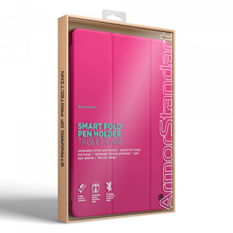 Чохол ArmorStandart Smart Fold Pen для Apple iPad Pro 11 2025/2024 Rose Red (ARM78131)