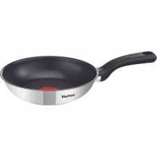 Сковорода Tefal Comfort Max, 20см, нержавіюча сталь, бакеліт, чорний