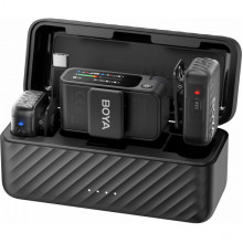 Бездротовий мікрофон BOYA MIC 2-02 Type-C/TRS Black