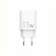 Мережевий зарядний пристрій Sigma mobile X-power 33W GaN, PD, QC (1xUSB-C + 1xUSB-A) White (PS33-01)