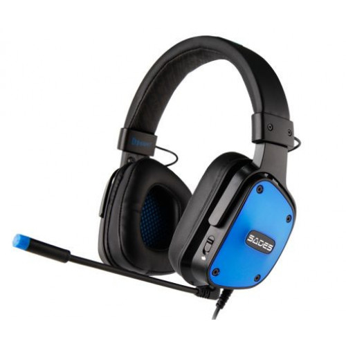 Гарнітура Sades SA-722 Dpower Black/Blue (sa722blj)