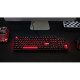 Клавіатура механічна Lemokey X3 104Key, Keychron Brown, USB-A, QMK/VIA, Hot-Swap, EN/UKR, RGB, чорний