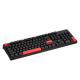 Клавіатура механічна Lemokey X3 104Key, Keychron Brown, USB-A, QMK/VIA, Hot-Swap, EN/UKR, RGB, чорний