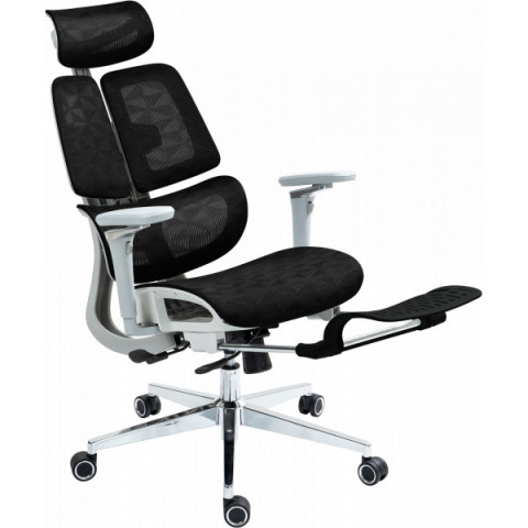 Офісне крісло GT Racer B-2450 White/Black