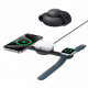 Бездротовий зарядний пристрій Anker MagGo Wireless Charging Pad 15W 3-in-1 Foldable Black (B25M8H11)