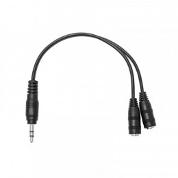 Аудіо-кабель XoKo SC-005 2х3.5мм-M/3.5 мм-F Black